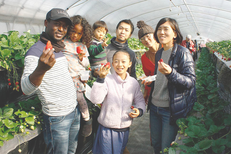 大勢でご来園有難うございます