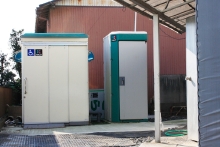 車椅子用トイレも設置